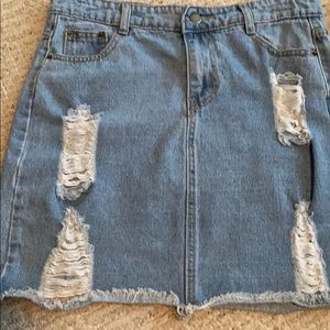 Jean skirt